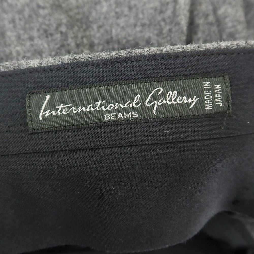 【中古】インターナショナルギャラリービームス International Gallery BEAMS ウールナイロン ワイド カジュアルスラックスパンツ グレー【サイズ48】【GRY】【A/W】【状態ランクC】【メンズ】
[CPD]