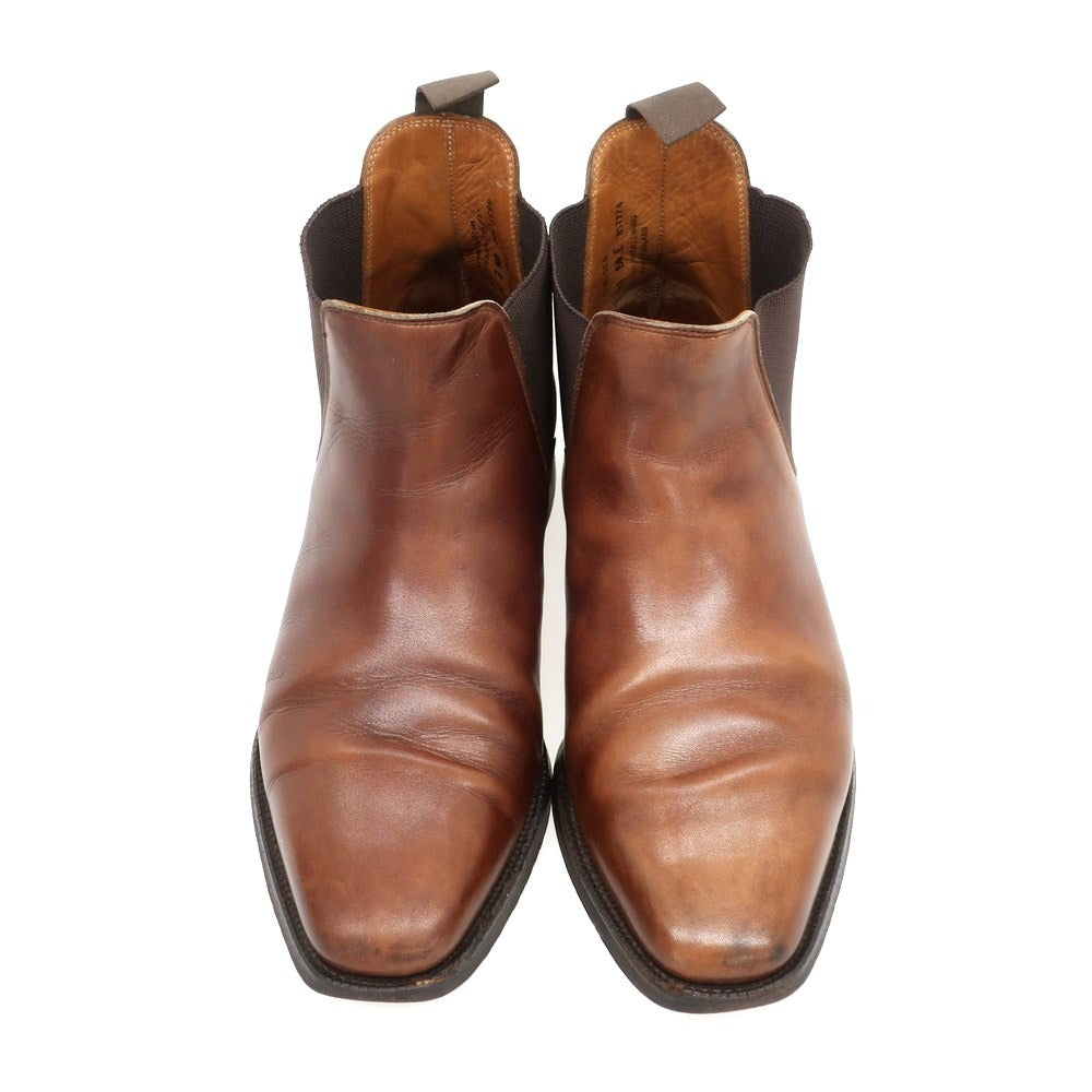 【中古】クロケットアンドジョーンズ CROCKETT&amp;JONES チェルシー サイドゴアブーツ ブラウン【 6 1/2 Ｅ 】【 状態ランクC 】【 メンズ 】