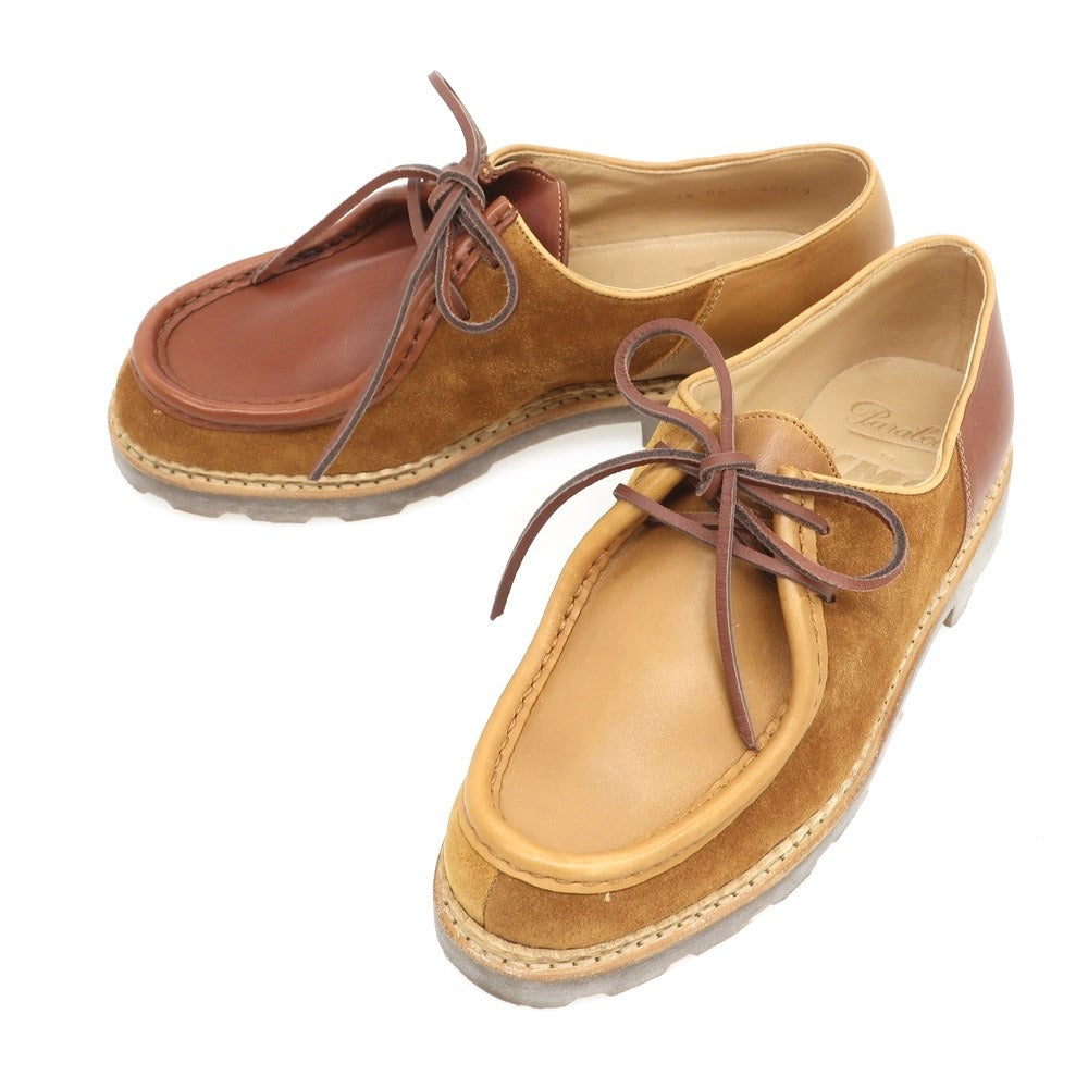 【中古】パラブーツ Paraboot YMC別注 ミカエル チロリアンシューズ ブラウンxベージュ【 40 】【 状態ランクA 】【 メンズ 】