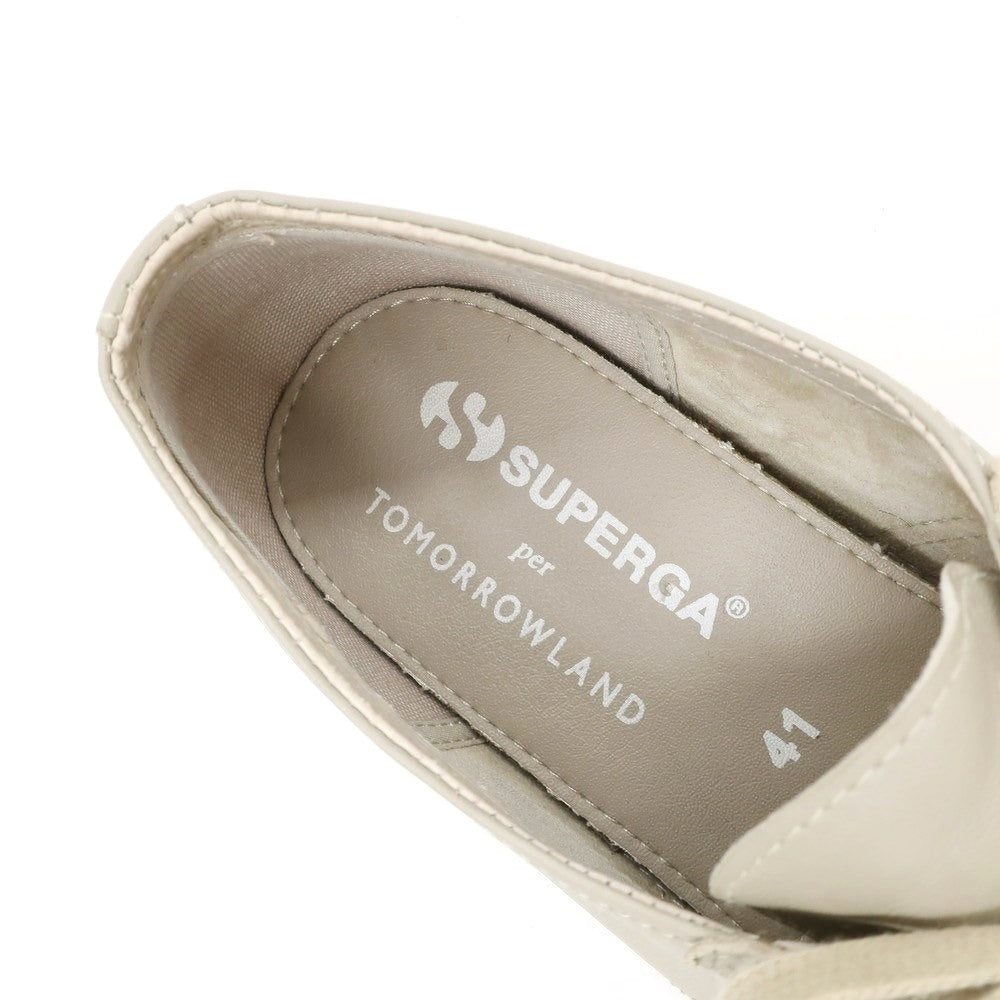 【中古】スペルガ SUPERGA ×トゥモローランド レザー スニーカー グレージュ【 41 】【 状態ランクC 】【 メンズ 】
[APD]