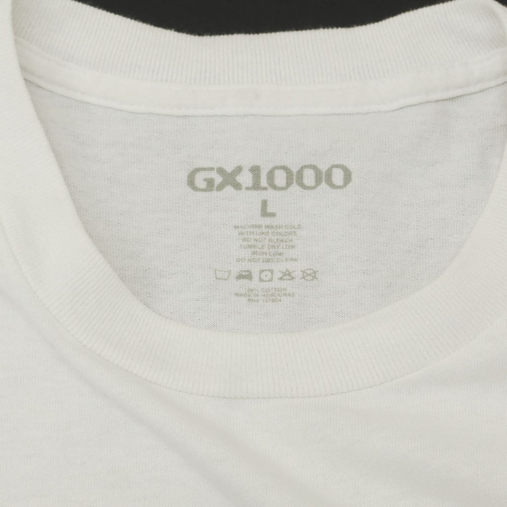 【中古】ジーエックス1000 GX1000 コットン クルーネック 半袖Ｔシャツ ホワイト【サイズL】【WHT】【S/S】【状態ランクC】【メンズ】【759097】