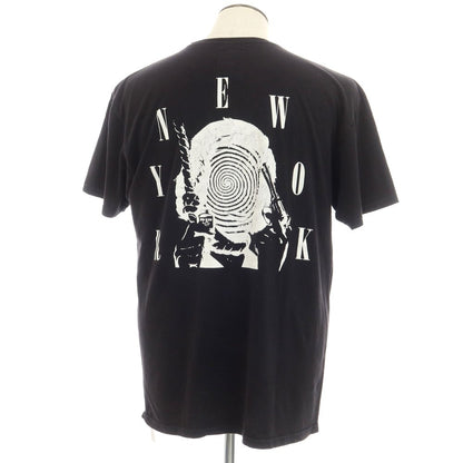 【中古】エーエム アフターミッドナイト am / after midnight nyc コットン クルーネック 半袖Ｔシャツ ブラック【サイズXL】【BLK】【S/S】【状態ランクC】【メンズ】【759097】