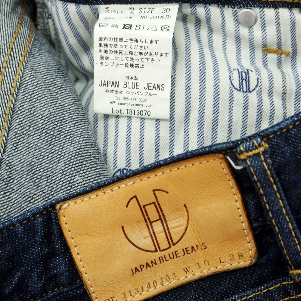 【中古】ジャパンブルージーンズ JAPAN BLUE JEANS ストレッチ ジーンズ デニムパンツ ネイビー【サイズ30】【NVY】【S/S/A/W】【状態ランクB】【メンズ】【759094】
[CPD]