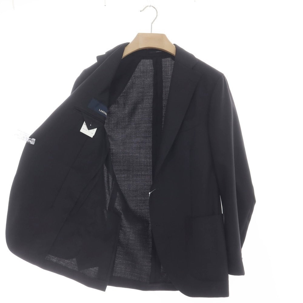 【中古】ラルディーニ LARDINI Tessuto Esclusivo ウール 3B カジュアルジャケット ブラック【サイズ46 7REG】【BLK】【S/S】【状態ランクB】【メンズ】【759092】