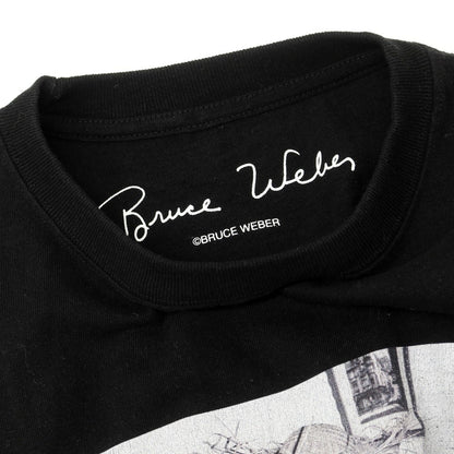 【中古】ビオトープ BIOTOP × Bruce Weber 10C コットン 半袖Ｔシャツ ブラック【サイズM】【BLK】【S/S】【状態ランクB】【メンズ】【759097】