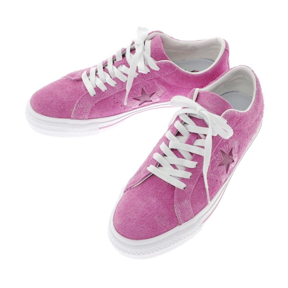 【中古】コンバース CONVERSE CONS ONE STAR PRO Flower Light Orchid ワンスター スエード スニーカー ピンクパープル【 US9 】【 状態ランクA 】【 メンズ 】