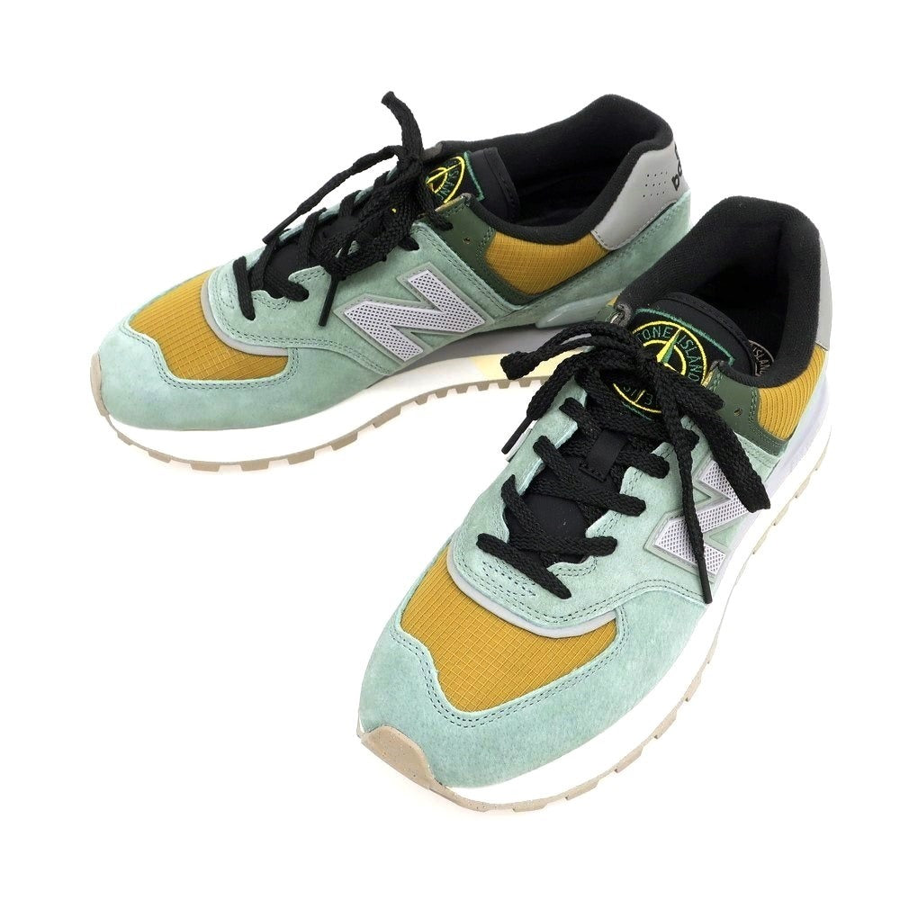 【中古】【未使用】ストーンアイランド STONE ISLAND × NEW BALANCE 2024年春夏 574 Legacy スニーカー グリーンクレイ【 27cm 】【 状態ランクS 】【 メンズ 】