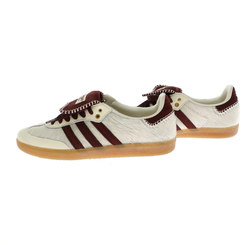 【中古】ウェールズ ボナー WALES BONNER × adidas samba ハラコ スニーカー クリームベージュxブラウン【 27cm 】【 状態ランクB 】【 メンズ 】