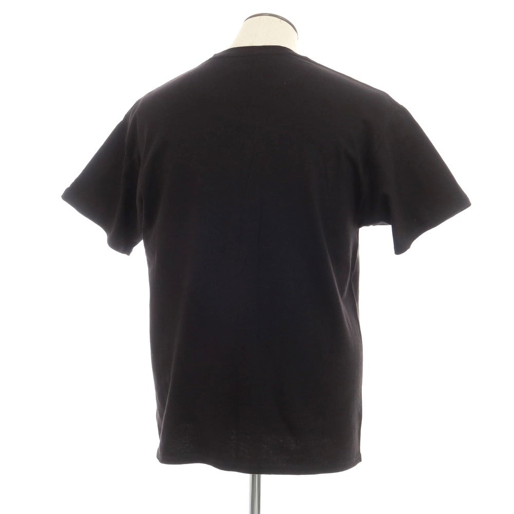 【中古】チャンピオン Champion コットン クルーネック 半袖Ｔシャツ ブラック【サイズL】【BLK】【S/S】【状態ランクB】【メンズ】【759096】