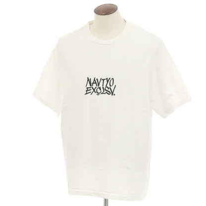 【中古】ネイビートーキョー NAVIETOKYO コットン系 クルーネック 半袖Ｔシャツ ホワイト【サイズ2XL】【WHT】【S/S】【状態ランクB】【メンズ】【759096】