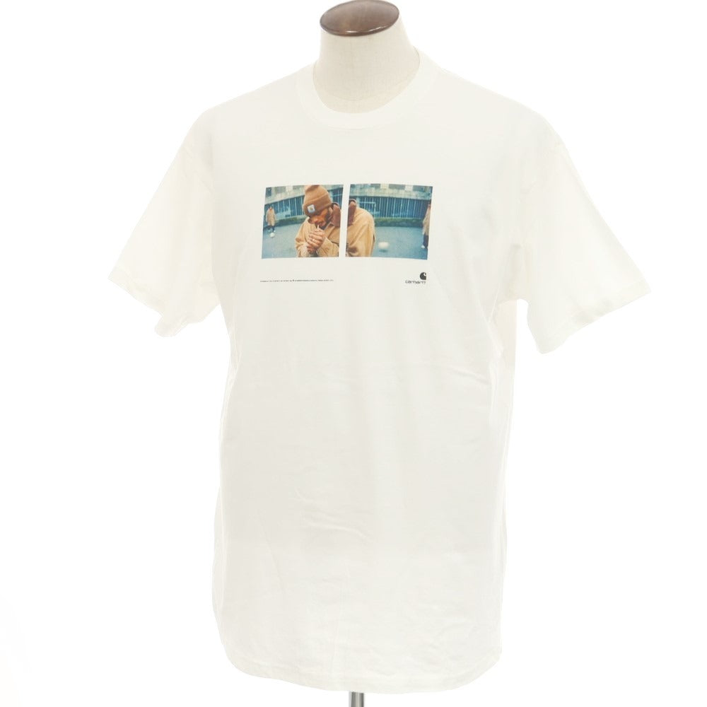 【中古】カーハート Carhartt コットン クルーネック 半袖Ｔシャツ ホワイト【サイズXL】【WHT】【S/S】【状態ランクB】【メンズ】【759096】