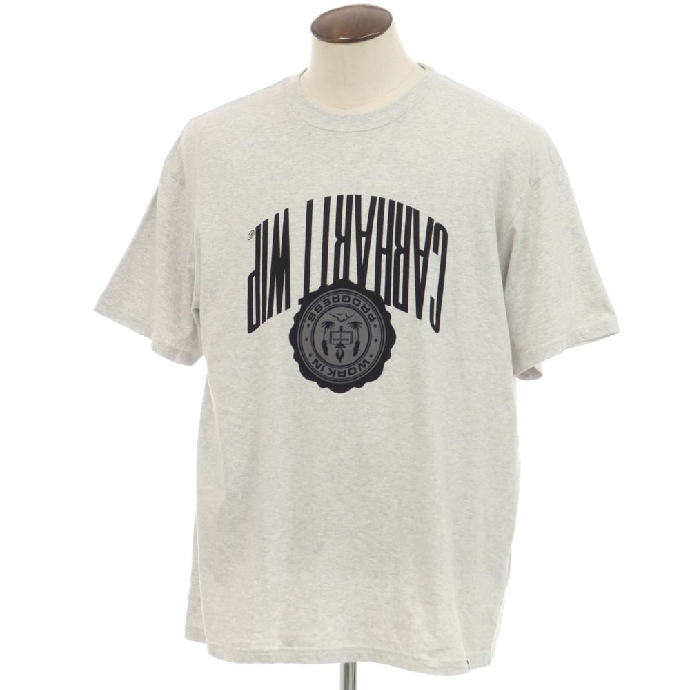 【中古】カーハート Carhartt コットン クルーネック 半袖Ｔシャツ ライトグレー【サイズXL】【GRY】【S/S】【状態ランクB】【メンズ】【759096】