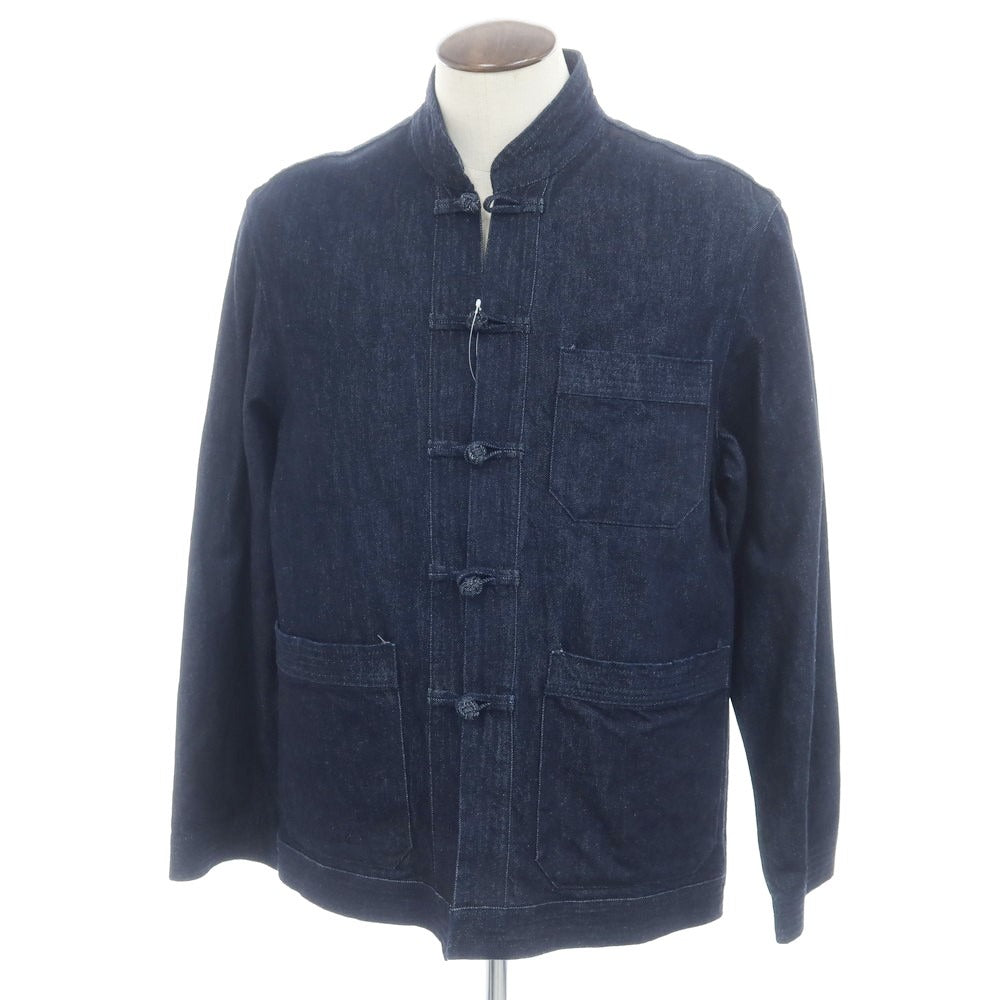 【中古】アーペーセー A.P.C. BEAMS LIGHT別注 デニム チャイナ カバーオール インディゴ【 L 】【 状態ランクB 】【 メンズ 】