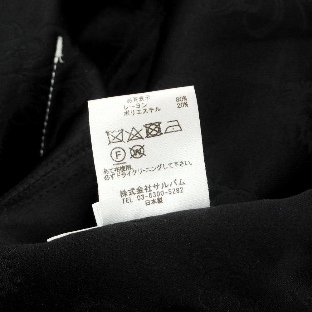 【中古】サルバム sulvam レーヨンポリエステル ボトムス パンツ ブラック【サイズM】【BLK】【S/S】【状態ランクB】【メンズ】【759093】