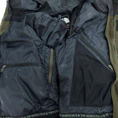 【中古】ザノースフェイス THE NORTH FACE GORE-TEX ナイロン マウンテンパーカー オリーブ【 XL 】【 状態ランクC 】【 メンズ 】