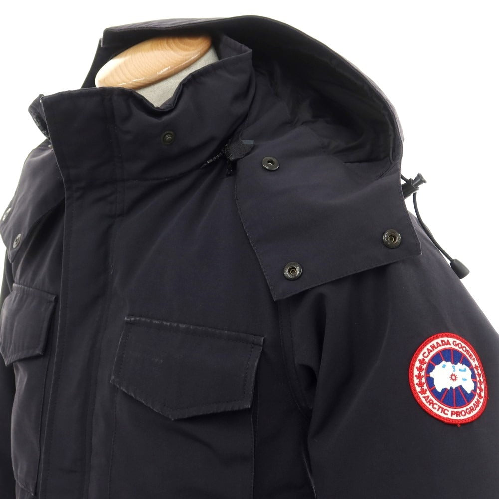 【中古】カナダグース CANADA GOOSE ポリエステルコットン ダウンジャケット ブラック【 XS 】【 状態ランクC 】【 メンズ 】