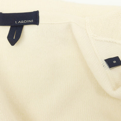 【中古】ラルディーニ LARDINI ウール ニットジャケット アイボリー【 S 】【 状態ランクA 】【 メンズ 】