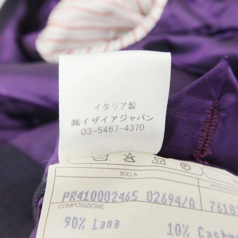 中古】イザイア ISAIA GREGORY ウールカシミヤ テーラード