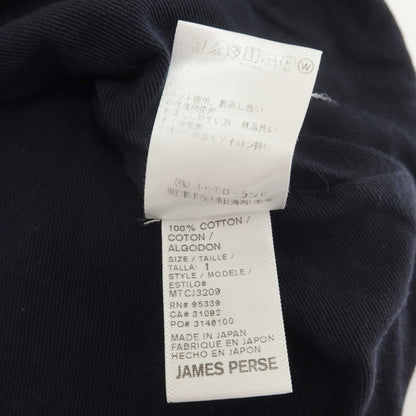 【中古】ジェームスパース JAMES PERSE コットン クルーネック 長袖Ｔシャツ ブラック【 1 】【 状態ランクB 】【 メンズ 】