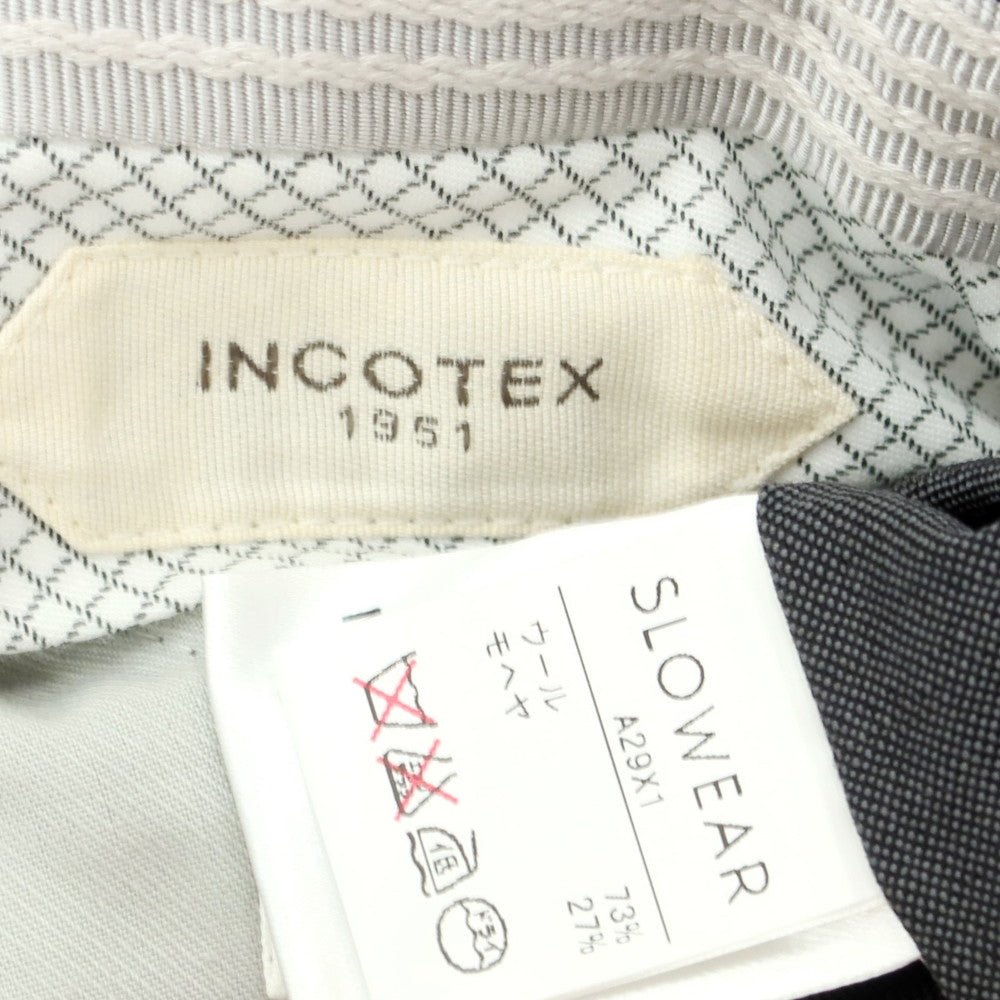 【中古】インコテックス INCOTEX ウールモヘヤ ドレススラックスパンツ グレー【サイズ46】【GRY】【S/S】【状態ランクC】【メンズ】【759091】