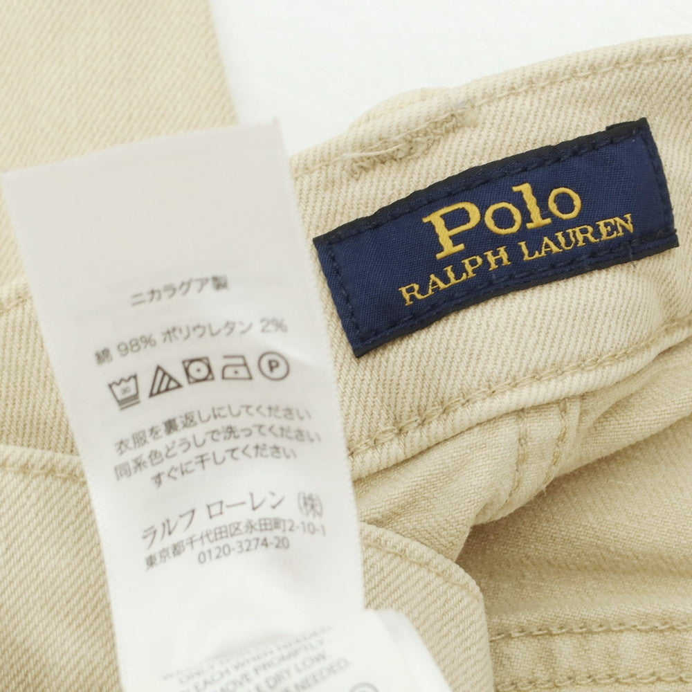 【中古】ポロ ラルフローレン Polo Ralph Lauren ジーンズ デニムパンツ ライトベージュ【サイズ30】【BEI】【S/S/A/W】【状態ランクB】【メンズ】【759091】