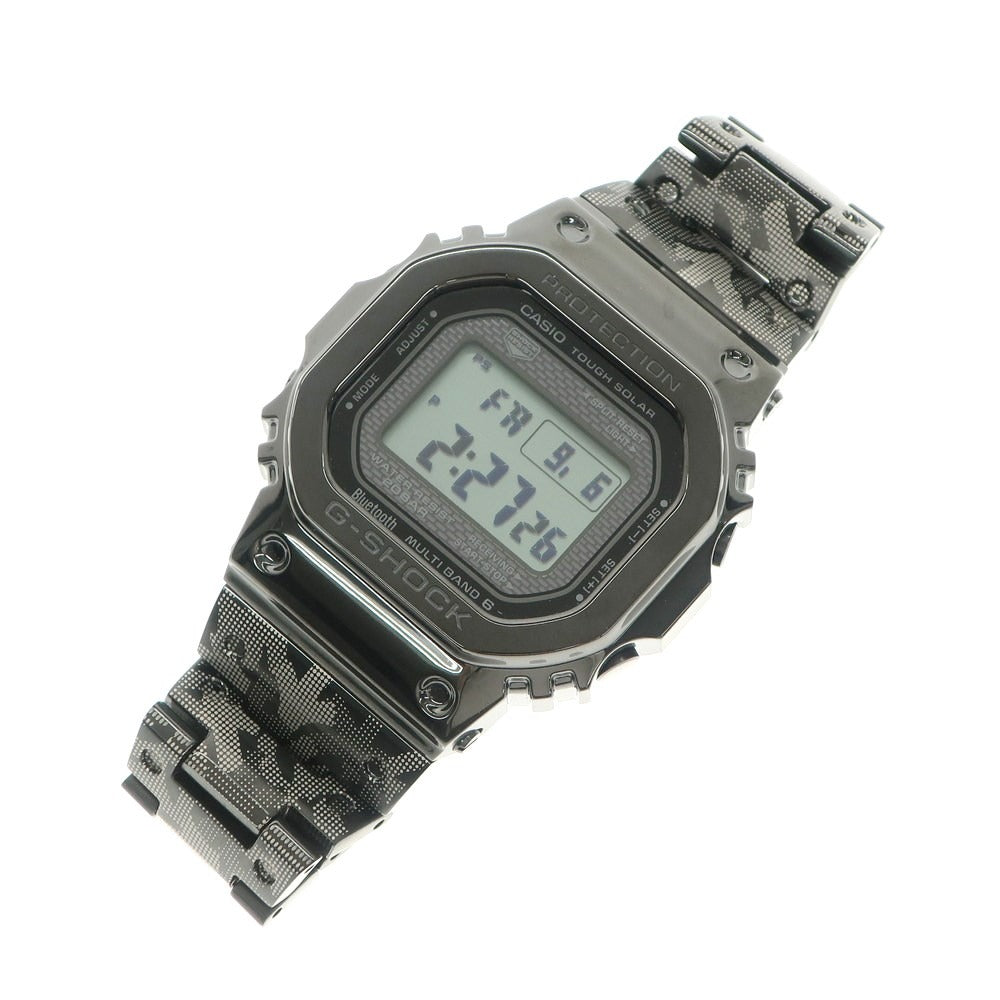 【中古】ジーショック G-SHOCK × ERIC HAZE 40周年記念 GMW-B5000 腕時計 ブラックxグレー【 状態ランクA 】【 メンズ 】