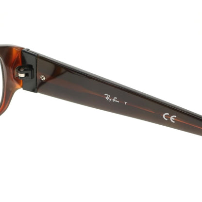 【中古】レイバン Ray-Ban RB5250 セルフレーム スクエア メガネ ブラウンxブラック【 54□15 】【 状態ランクC 】【 メンズ 】