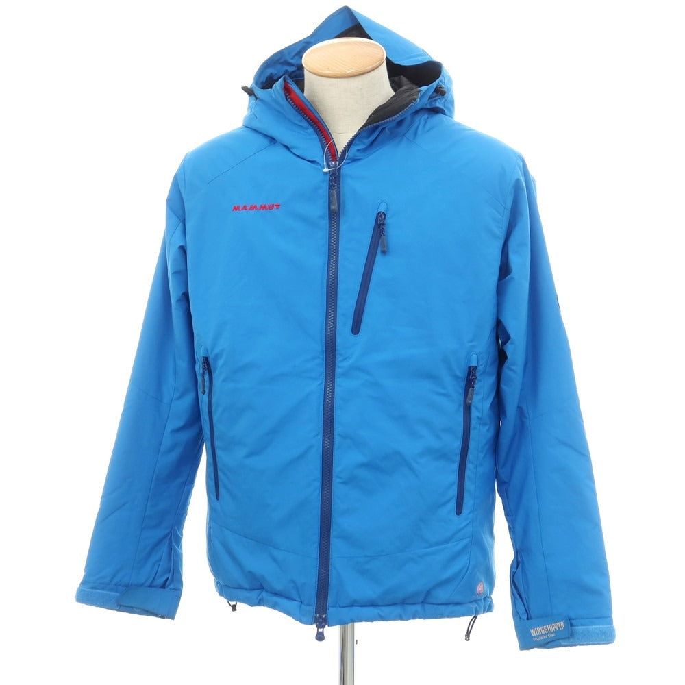 【中古】マムート Mammut ポリエステル WINDSTOPPER PRIMALOFT 中綿ブルゾン シェルジャケット ブルー【 S 】【 状態ランクC 】【 メンズ 】