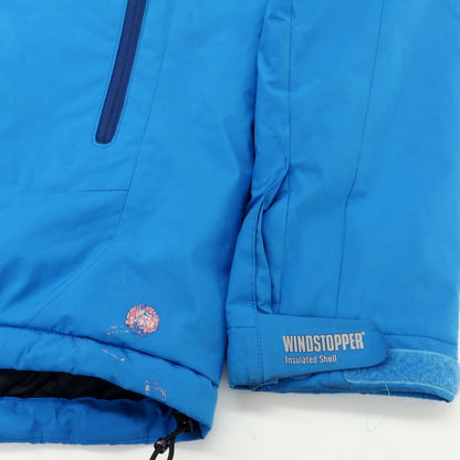 【中古】マムート Mammut ポリエステル WINDSTOPPER PRIMALOFT 中綿ブルゾン シェルジャケット ブルー【 S 】【 状態ランクC 】【 メンズ 】