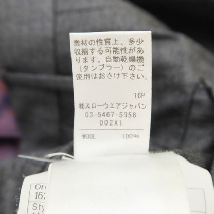 【中古】インコテックス INCOTEX ウール ドレススラックスパンツ グレー【サイズ46】【GRY】【A/W】【状態ランクC】【メンズ】