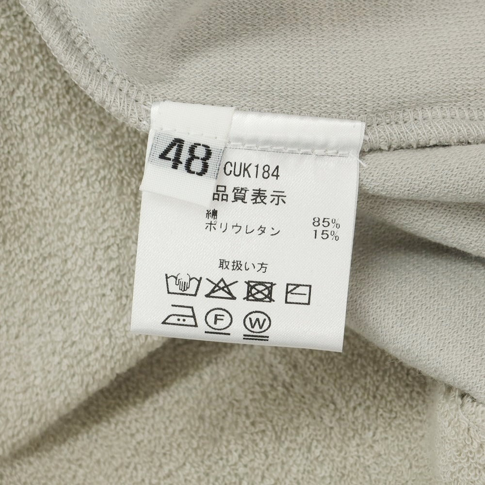 【中古】【未使用】クルチアーニ CRUCIANI コットン パイル クルーネック 半袖Ｔシャツ グレージュ【 48 】【 状態ランクS 】【 メンズ 】