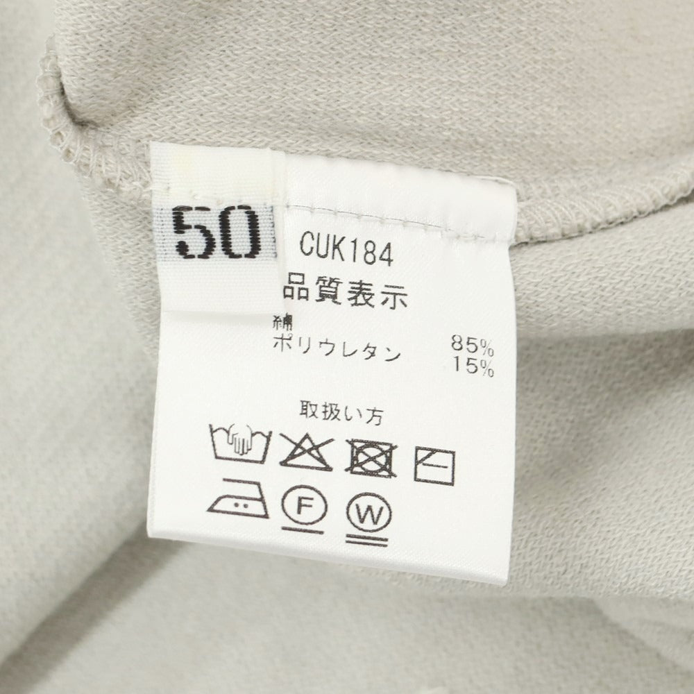 【中古】【未使用】クルチアーニ CRUCIANI コットン パイル クルーネック 半袖Ｔシャツ グレージュ【 50 】【 状態ランクS 】【 メンズ 】