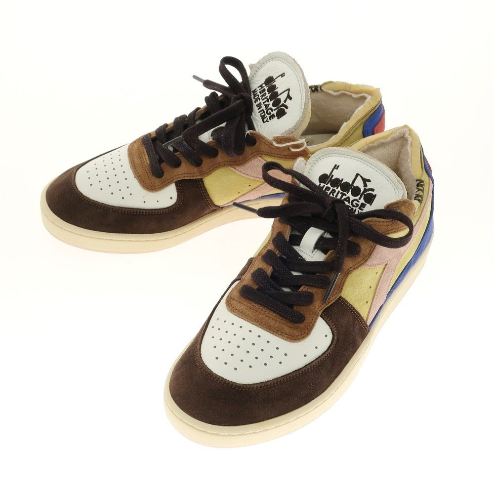 【中古】ディアドラ Diadora Mi Basket Row Cut LEO CALACICCO スニーカー ブラウンxマルチ系【 26.5 】【 状態ランクA 】【 メンズ 】
[BPD]