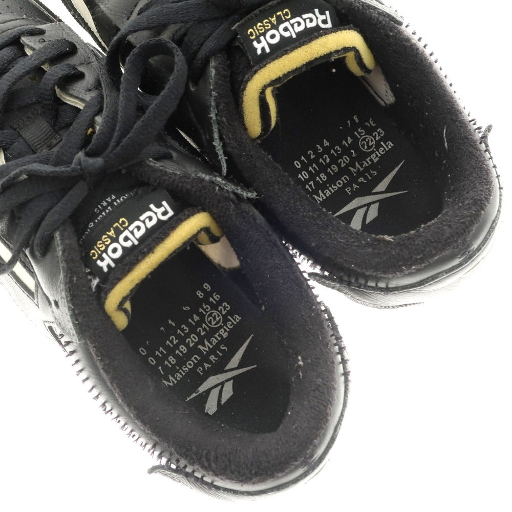 【中古】マルタンマルジェラ２２ Martin Margiela 22 ×Reebok PROJECT 0CC Memory Of V2 スニーカー ブラックxオフホワイト【 26.5 】【 状態ランクB 】【 メンズ 】