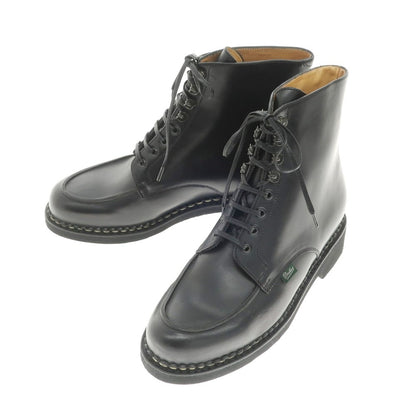 【中古】【未使用】パラブーツ Paraboot BEAULIEU レースアップ Uチップブーツ ブラック【 8 】【 状態ランクS 】【 メンズ 】