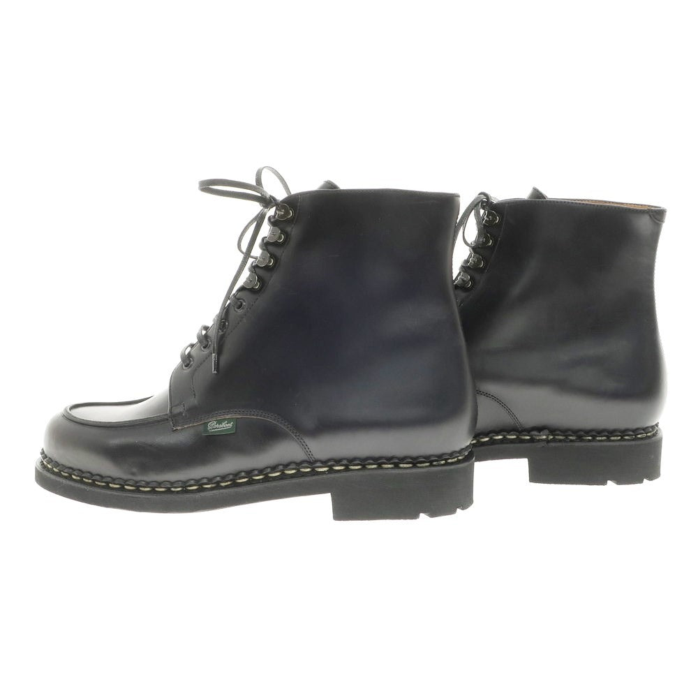 【中古】【未使用】パラブーツ Paraboot BEAULIEU レースアップ Uチップブーツ ブラック【 8 】【 状態ランクS 】【 メンズ 】