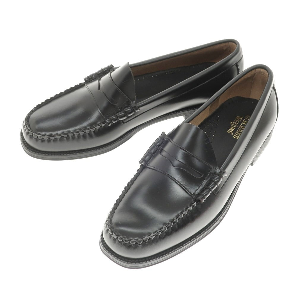 【中古】【未使用】ジーエイチバス G.H.BASS&amp;CO. WEEJUNS PENNY LOAFER コインローファー ブラック【 UK7.5 】【 状態ランクS 】【 メンズ 】