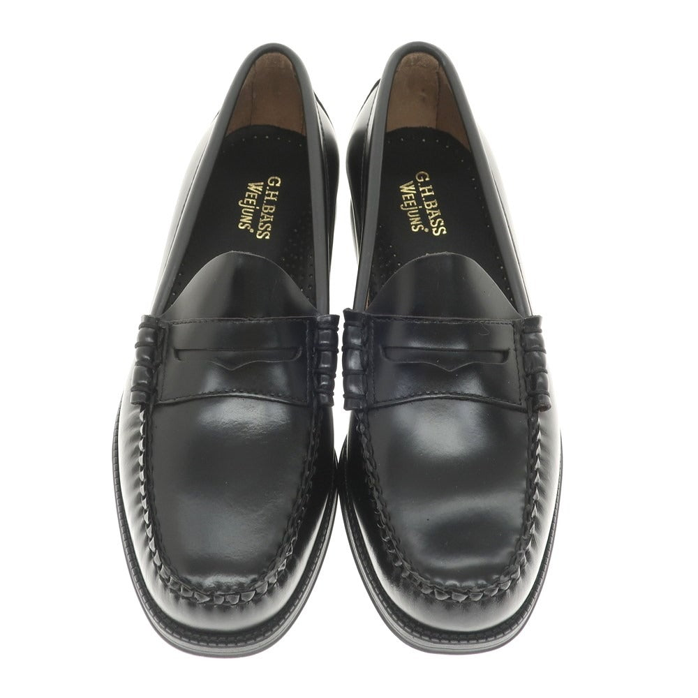 【中古】【未使用】ジーエイチバス G.H.BASS&amp;CO. WEEJUNS PENNY LOAFER コインローファー ブラック【 UK7.5 】【 状態ランクS 】【 メンズ 】