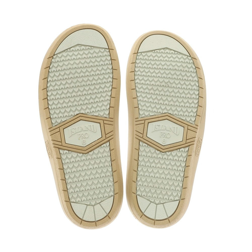 【中古】【未使用】アイランドスリッパ ISLAND SLIPPER レザー トングサンダル シルバー【 8 】【 状態ランクS 】【 メンズ 】