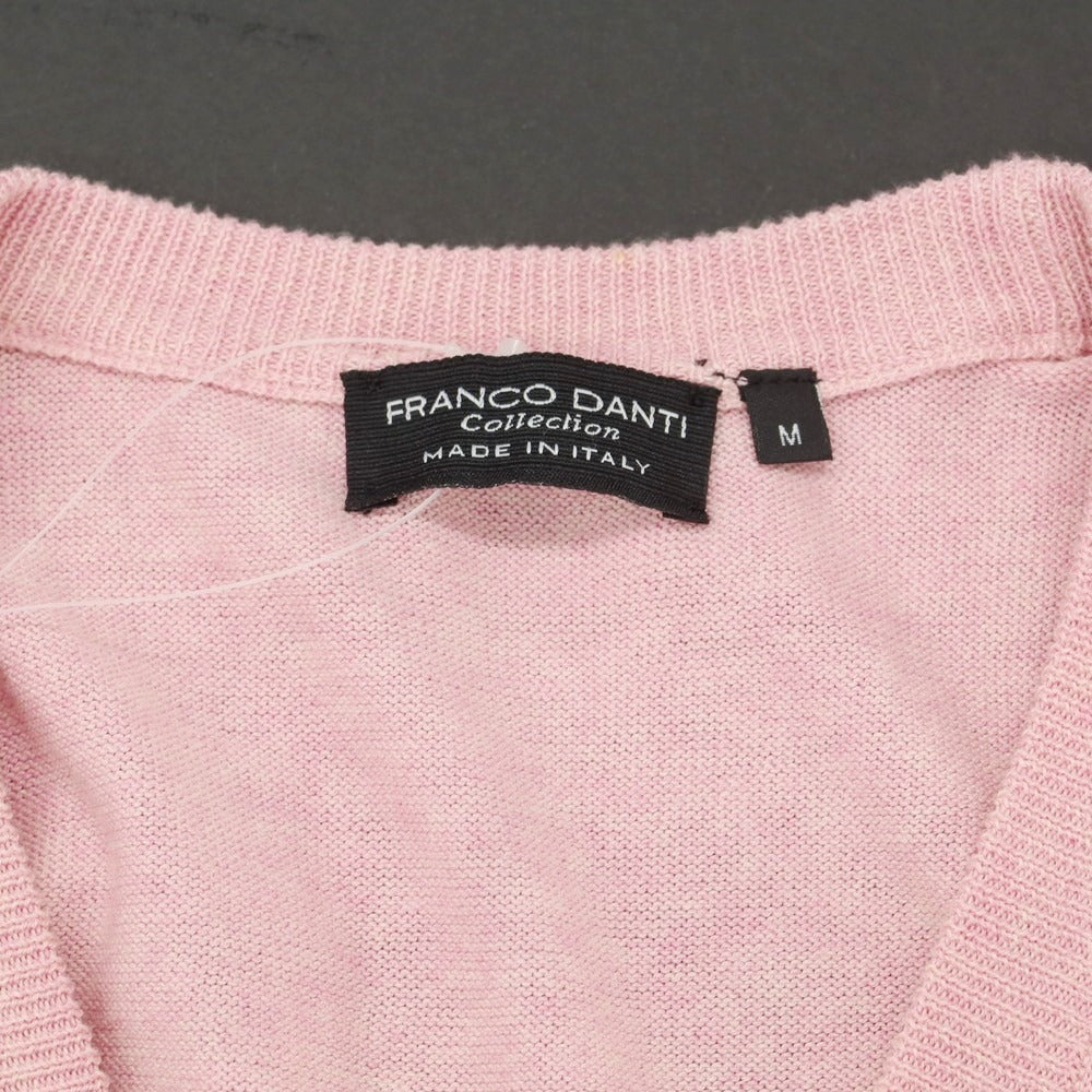 【中古】フランコダンティ FRANCO DANTI コットン ニットベスト ライトピンク【サイズM】【PNK】【S/S】【状態ランクB】【メンズ】【759074】