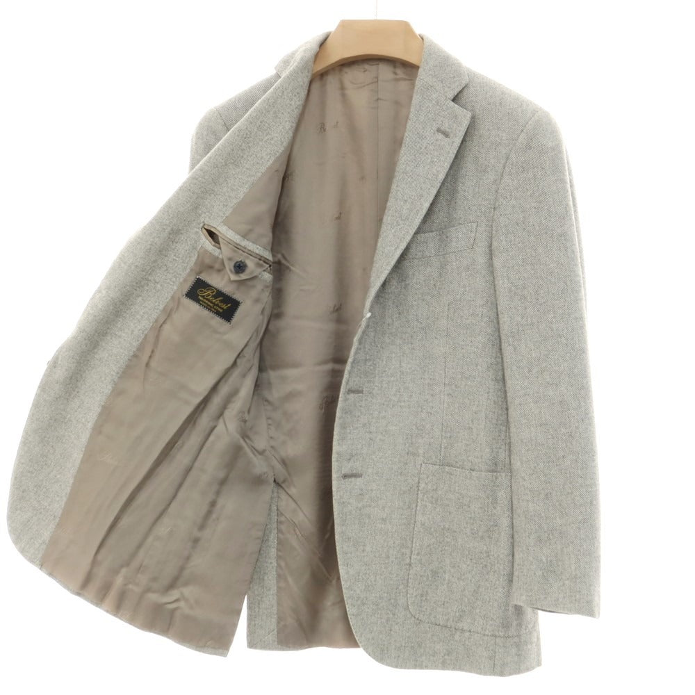 ベルベスト Belvest ウール テーラードジャケット 46 ネイビー×メランジブルー×ダークパープル ベルベスト／Belvest テーラードジャケット ブレザー JKT アウター