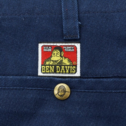 【中古】ベンデイビス BEN DAVIS コットン系 ワークパンツ ネイビー【サイズ表記なし（S位）】【NVY】【S/S】【状態ランクC】【メンズ】【759077】