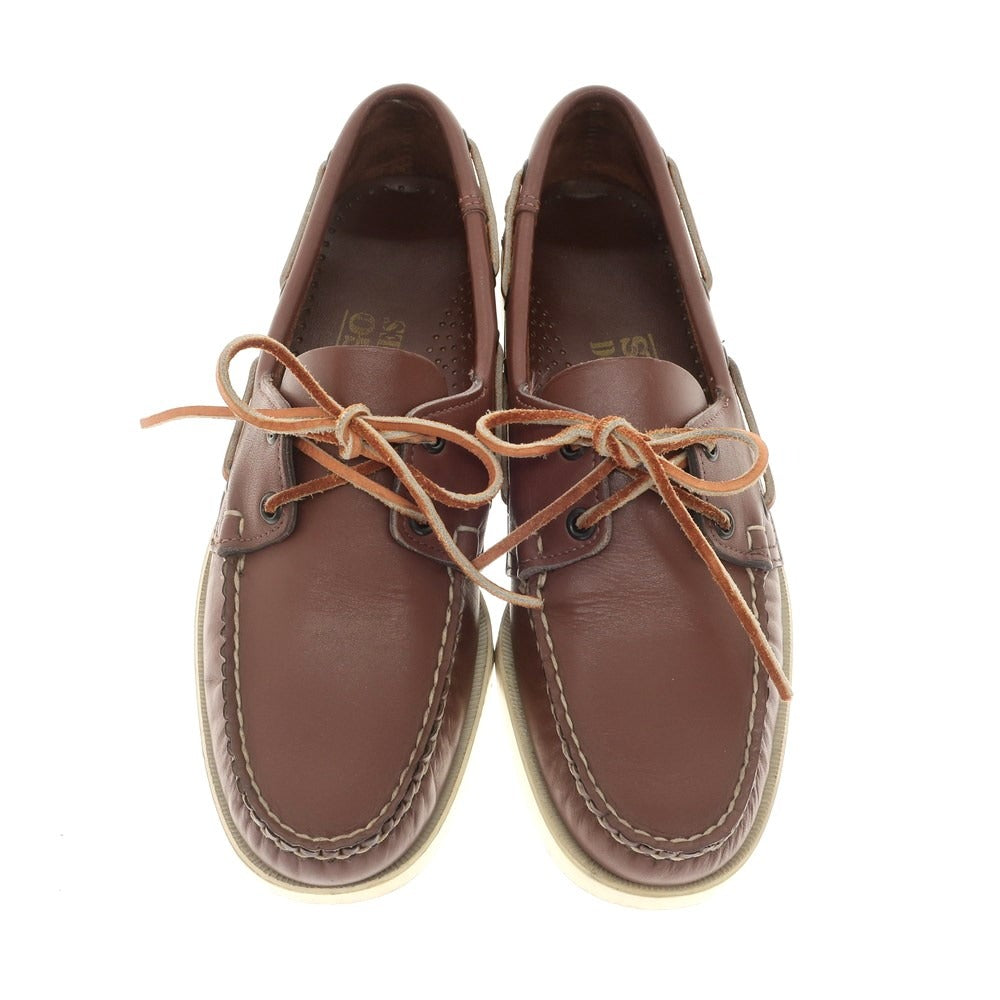 【中古】セバゴ SEBAGO DOCKSIDES レザー デッキシューズ ブラウン【 8.5 】【 状態ランクB 】【 メンズ 】