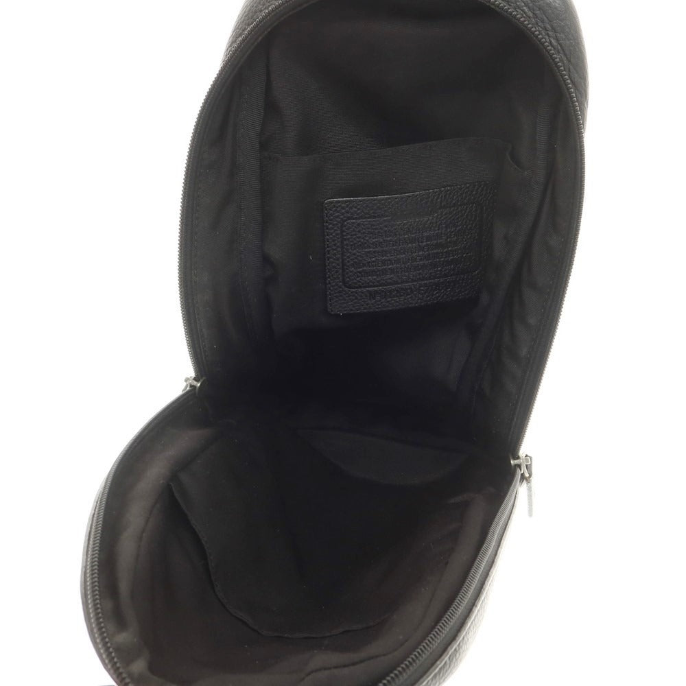 中古】コーチ COACH レザー ワンショルダーバッグ ブラック