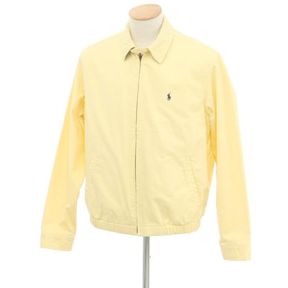 【中古】ポロ ラルフローレン Polo Ralph Lauren コットン ブルゾン スイングトップ イエロー【 S 】【 状態ランクC 】【 メンズ 】