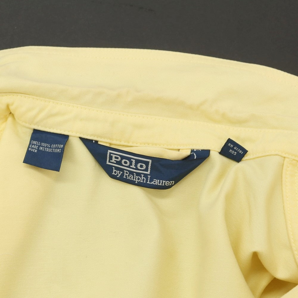 【中古】ポロ ラルフローレン Polo Ralph Lauren コットン ブルゾン スイングトップ イエロー【 S 】【 状態ランクC 】【 メンズ 】