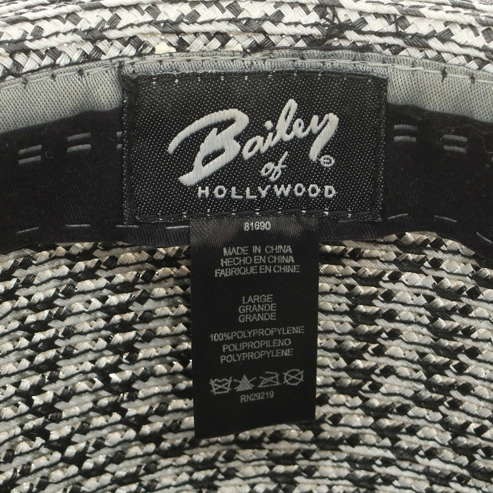 [Used] Bailey Polypropylene Summer Hat Gray x Black [57.5th place] [Condition rank B] [Men&