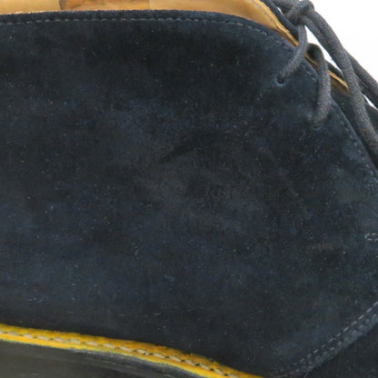 [Used] Sanders Suede Chukka Boots Navy x Yellow [8 1/2] [Condition Rank C] [Men&