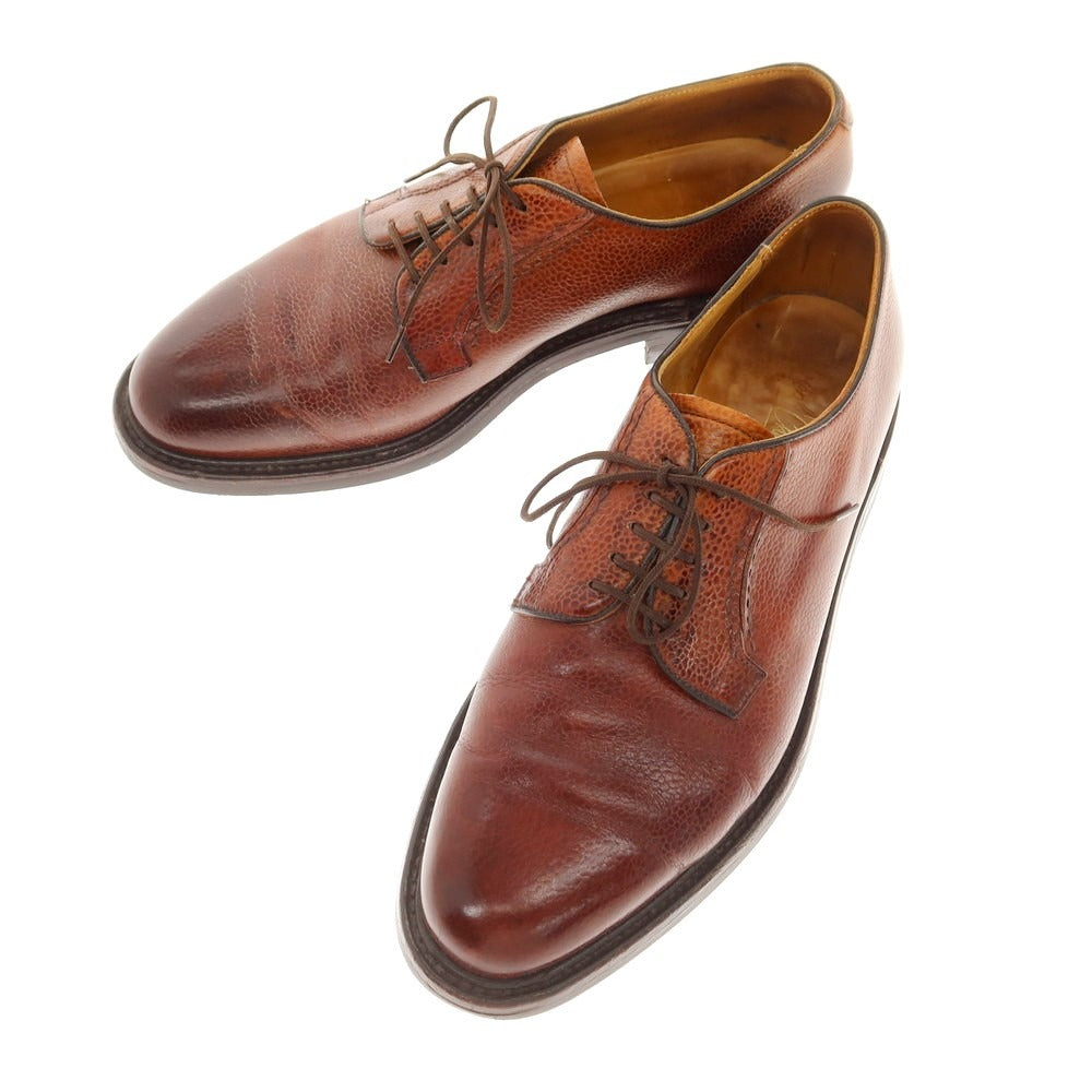 【中古】チーニー CHEANEY カントリーカーフ プレーントゥ ドレスシューズ ブラウン【 8 】【 状態ランクC 】【 メンズ 】