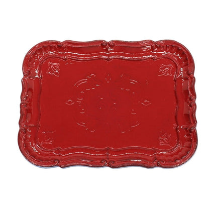 [New] R+D. LAB GIULIA Wood Tray Dark Red x Blue [S] [Condition Rank N] [Unisex] [DPD]